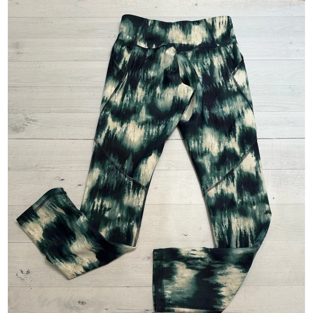 Old Navy active girls two piece athletic outfit green white black girls‎ 14/16